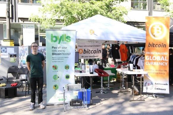 Booth for the Montreal Grand Prix 2016