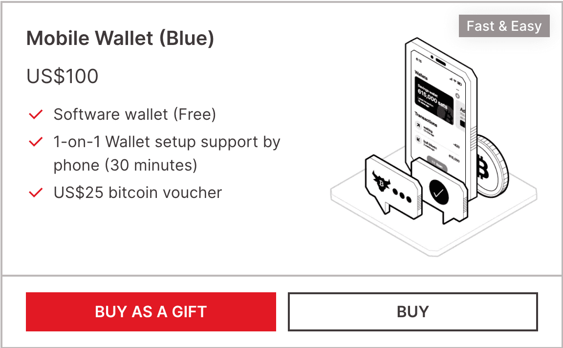 Buy a Blue Wallet package for a friend!