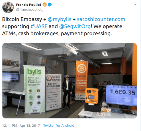 Declaring Bylls support for UASF, April 2017